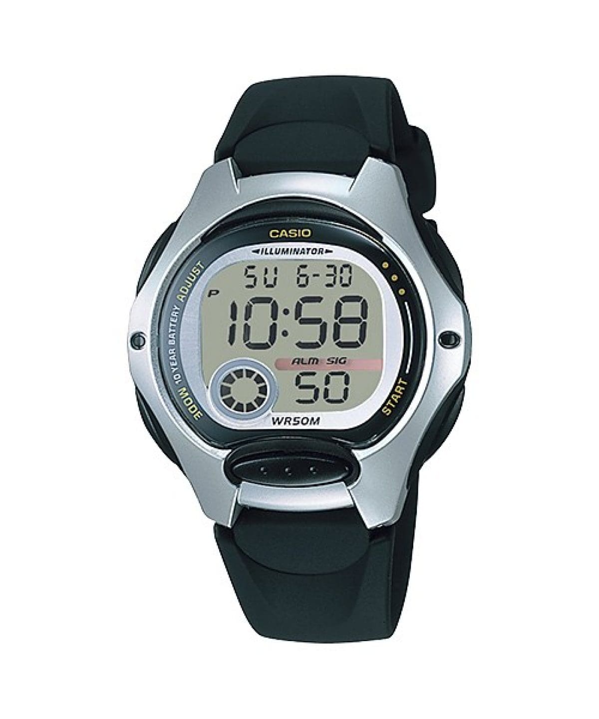 LW200-1AV | Black and Silver Digital Watch | CASIO
