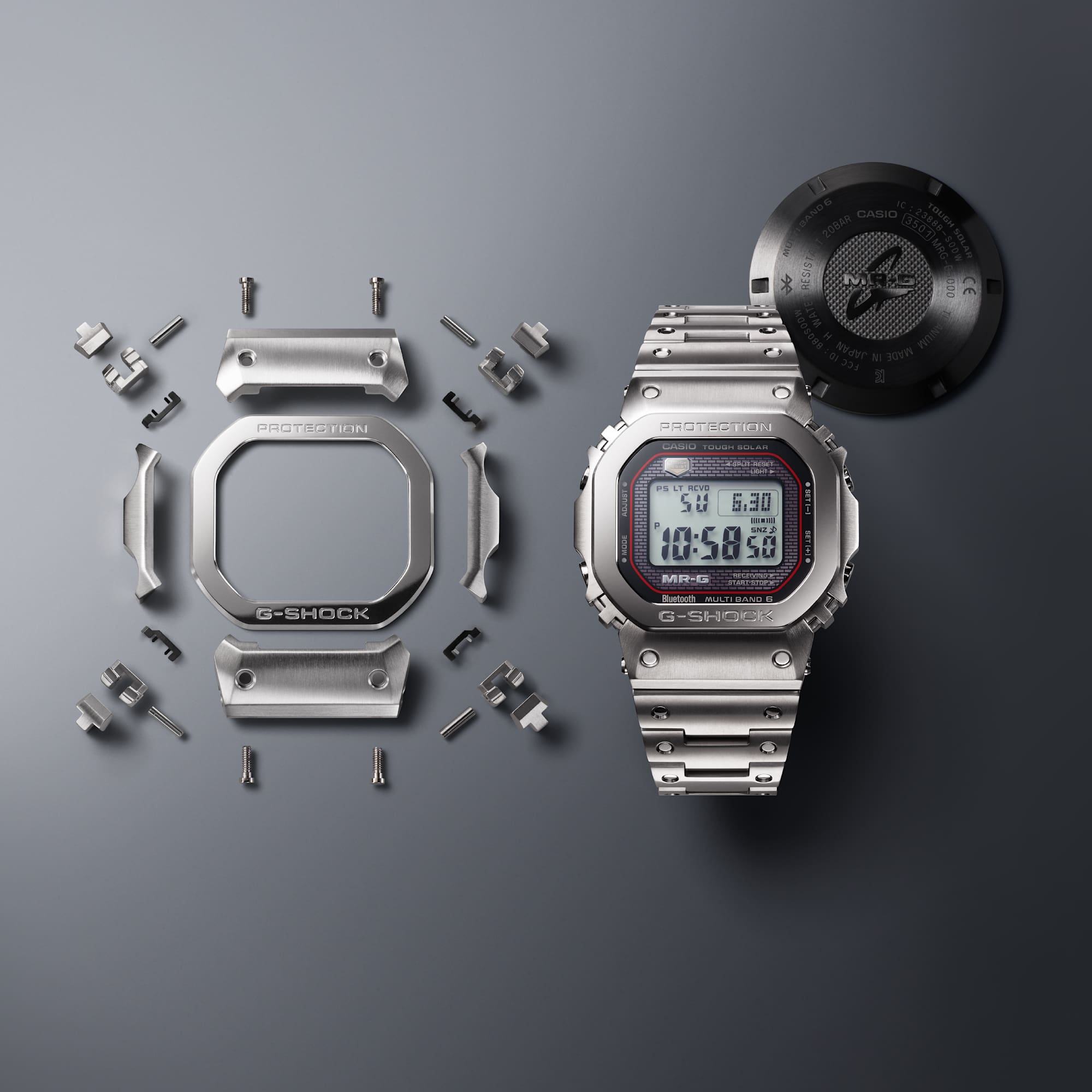 CASIO カシオ MRG-B5000D-1JR G-SHOCK Casio G-shock MRG-B5000D-1JR Super Titanium Quartz Watch Box