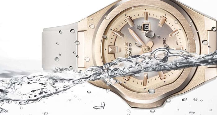 MSGS500G-7A2 | BABY-G Women's White + Rose Gold Watch | CASIO