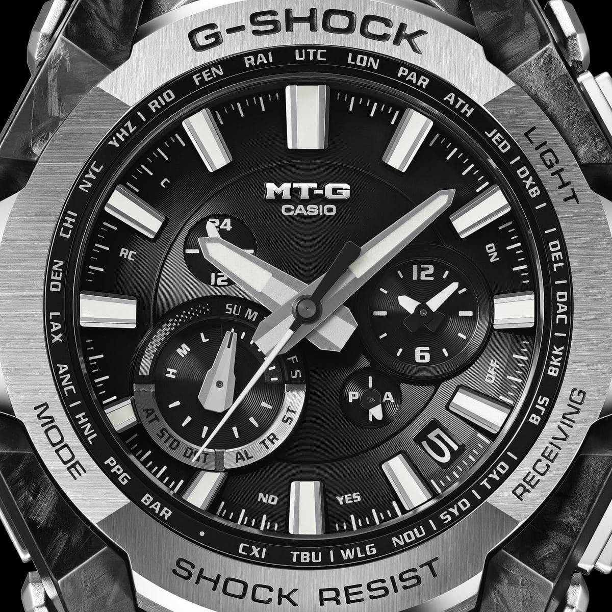 MTGB4000D-1A | G-SHOCK MT-G Silver | CASIO