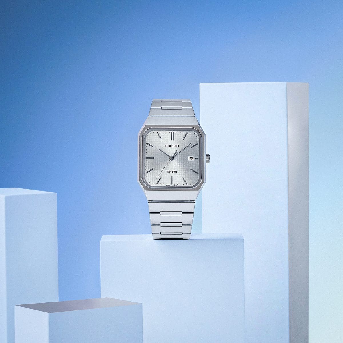 新品　 カシオ スタンダードMTP-B185D-7A MTPB185D-7AV | CASIO Silver | CASIO