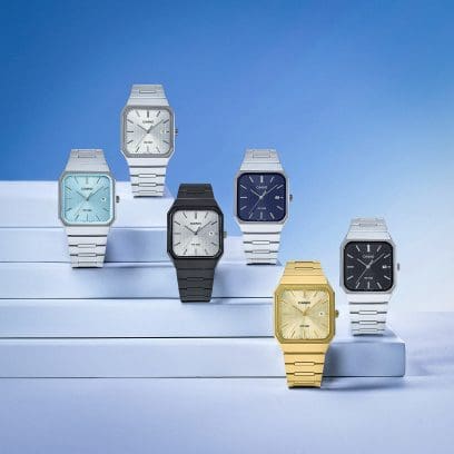 From left: MTP-B185D-2A2V, MTP-B185D-7AV, MTP-B185B-7AV, MTP-B185D-2A1V, MTP-B185G-9AV, MTP-B185D-1AV