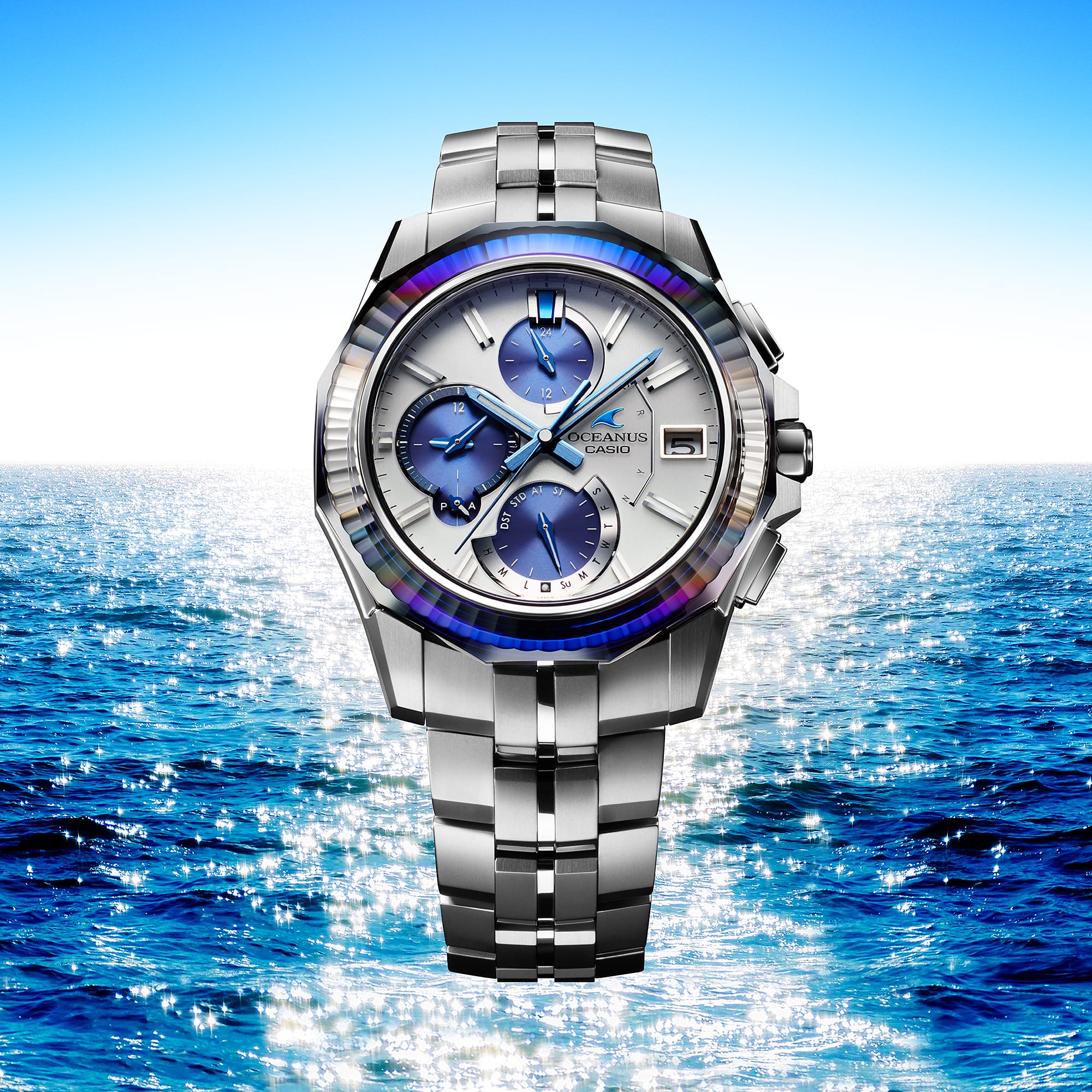 OCWS6000PB7A | OCEANUS Manta Black | CASIO