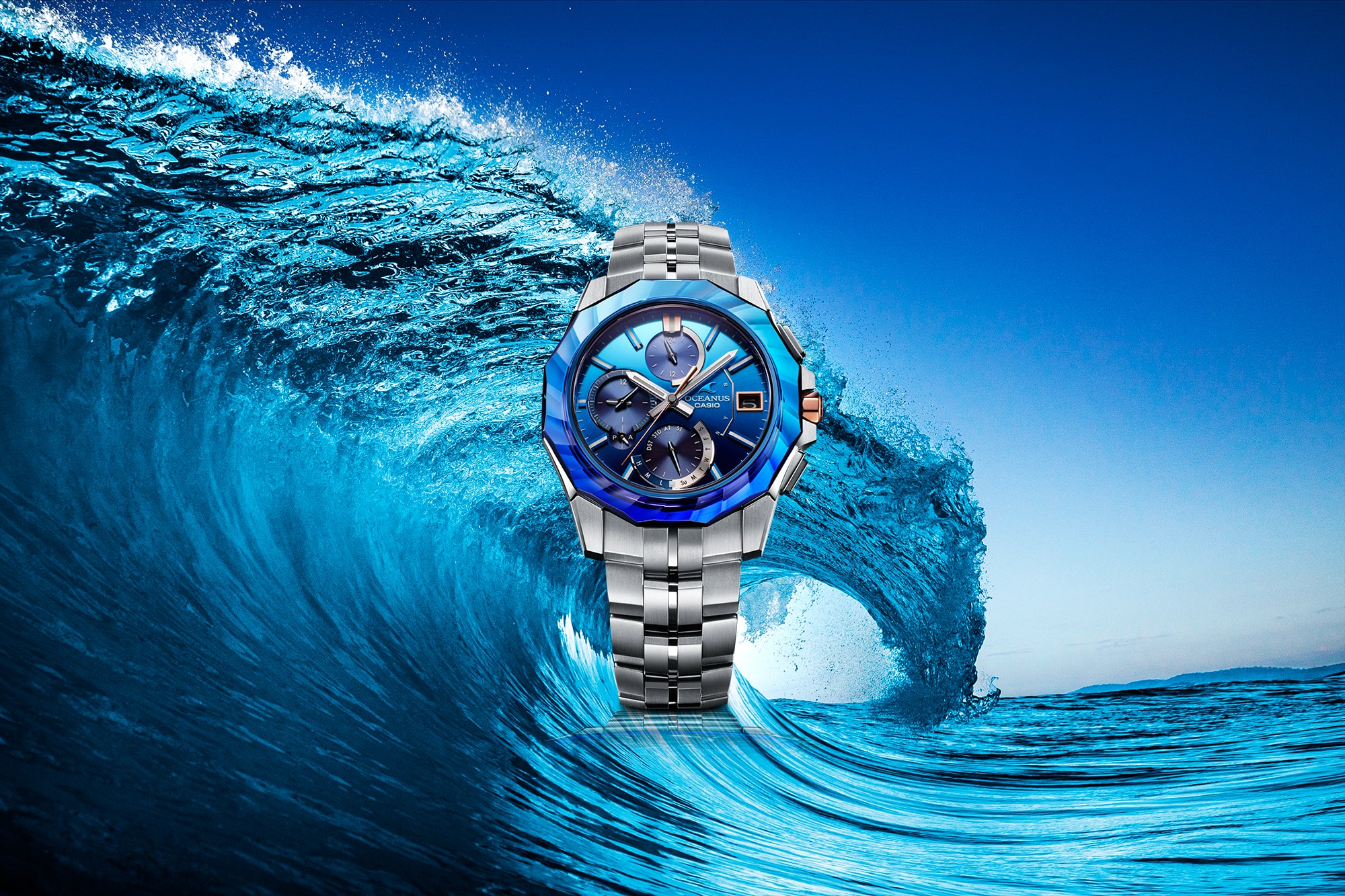 OCWS6000SW2A | OCEANUS Manta Blue, Light blue | CASIO