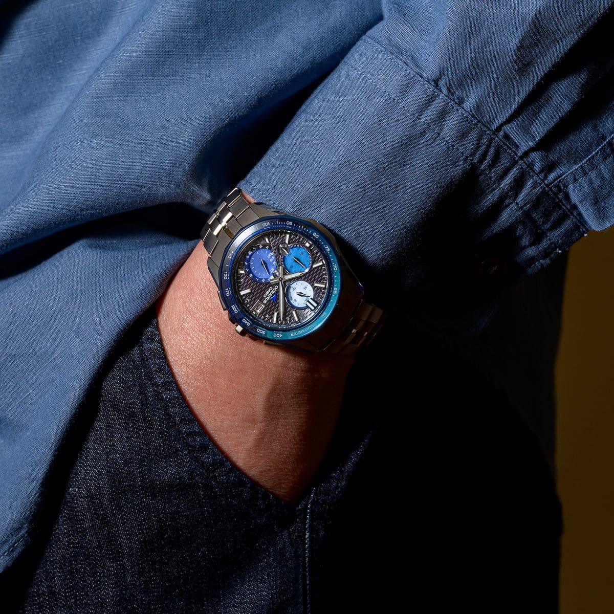 OCWS7000AP1A | OCEANUS Manta Blue, Light blue | CASIO