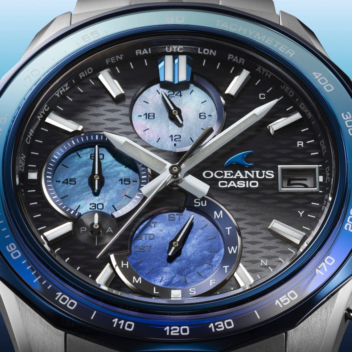 OCWS7000AP1A | OCEANUS Manta Blue, Light blue | CASIO