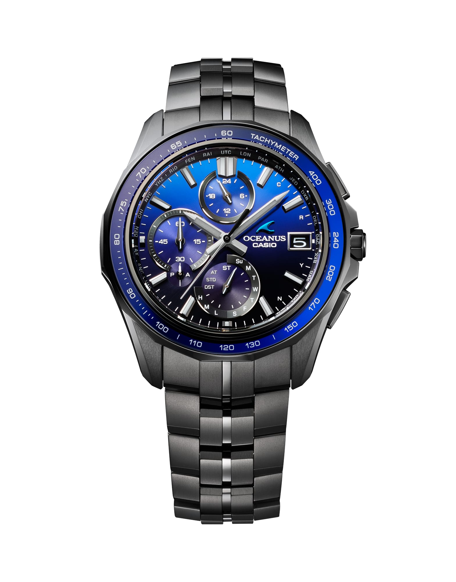 OCWS7000B-2A | OCEANUS Manta Blue, Light blue | CASIO