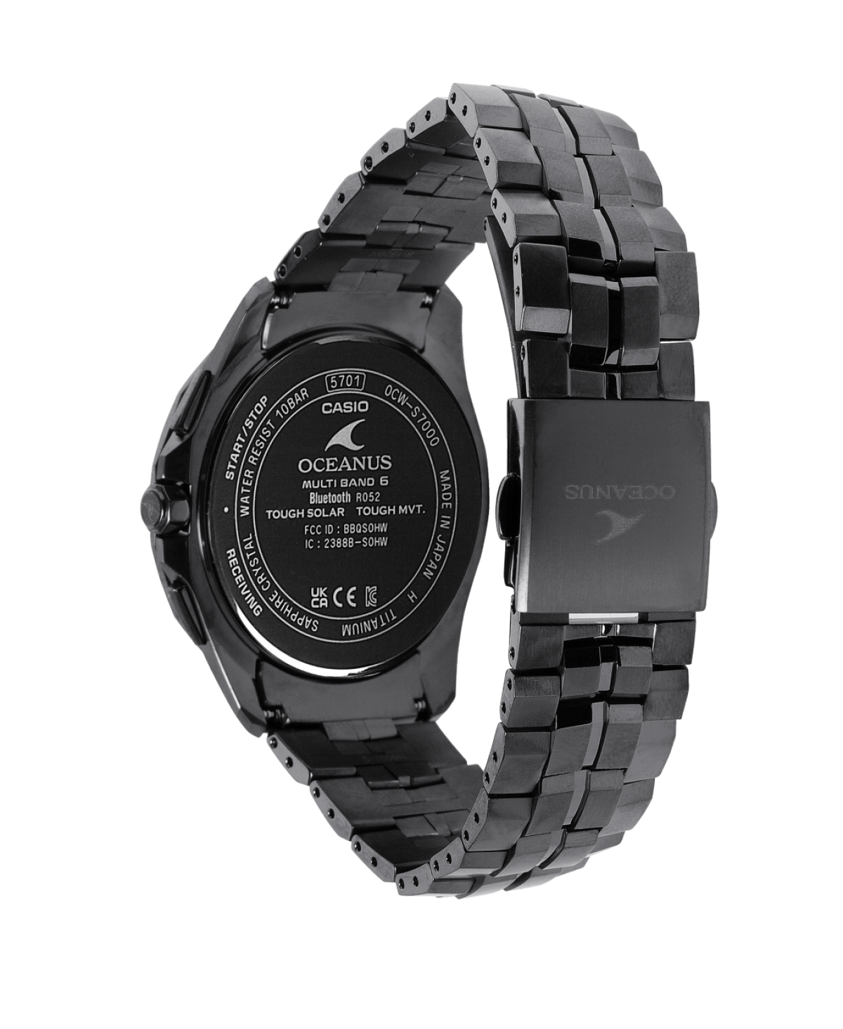 OCWS7000B-2A | OCEANUS Manta Blue, Light blue | CASIO