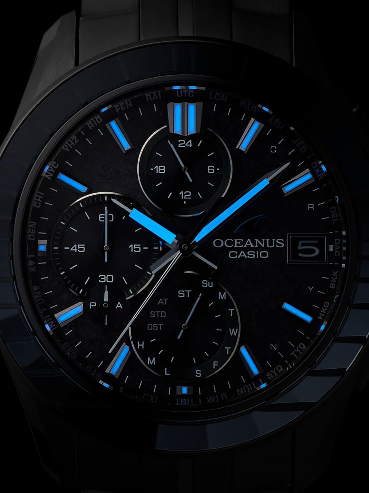 OCWS7000CN1A | OCEANUS Manta Black | CASIO