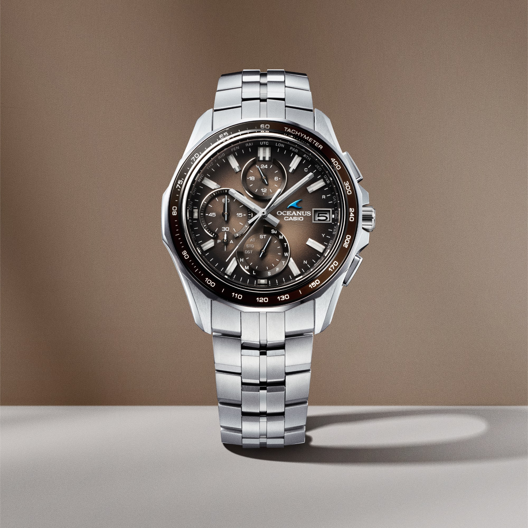 OCWS7000RA5A | OCEANUS Manta Brown | CASIO