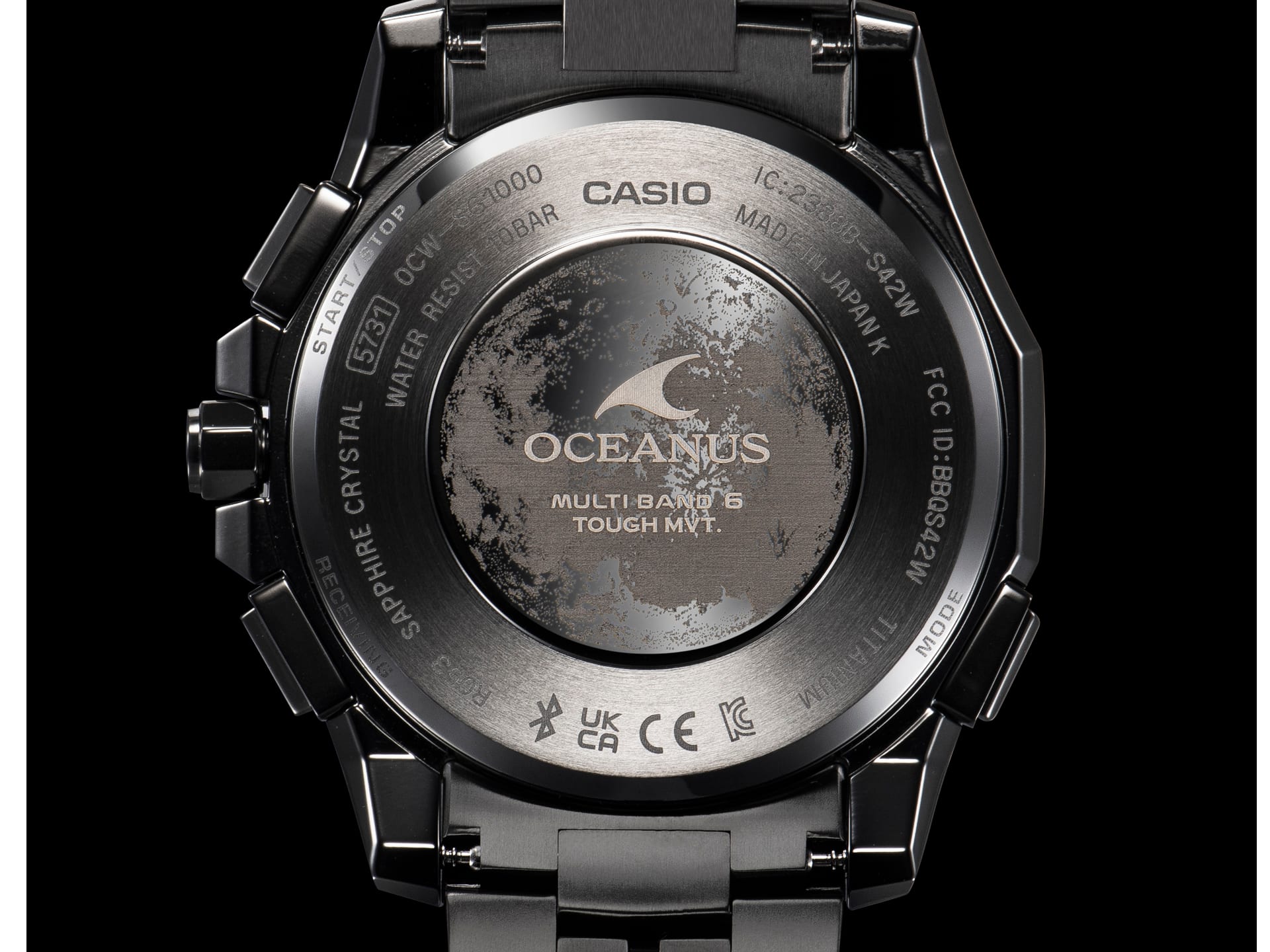 OCWSG1000CN1A | OCEANUS Manta Black | CASIO