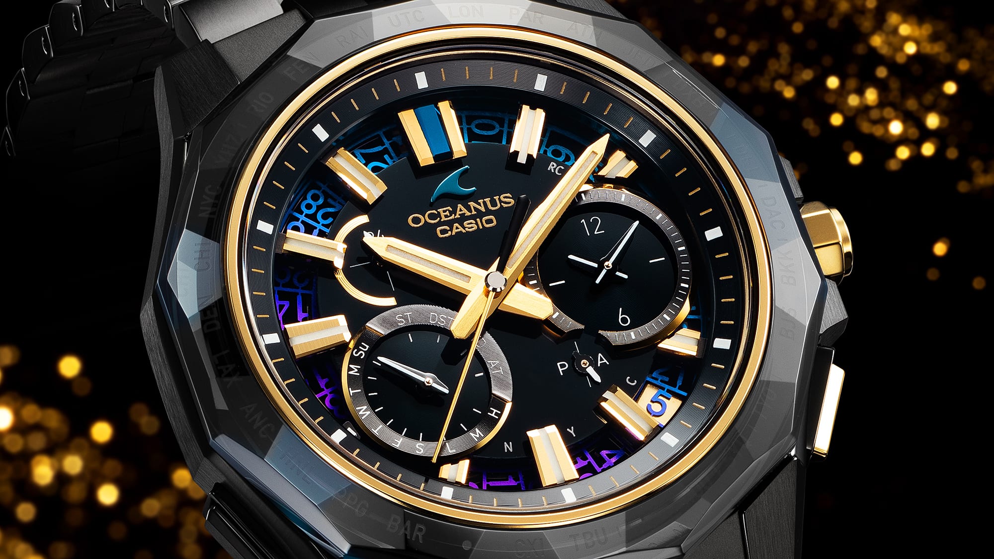 OCW-SG1000ZE-1A | OCEANUS Manta Black | CASIO