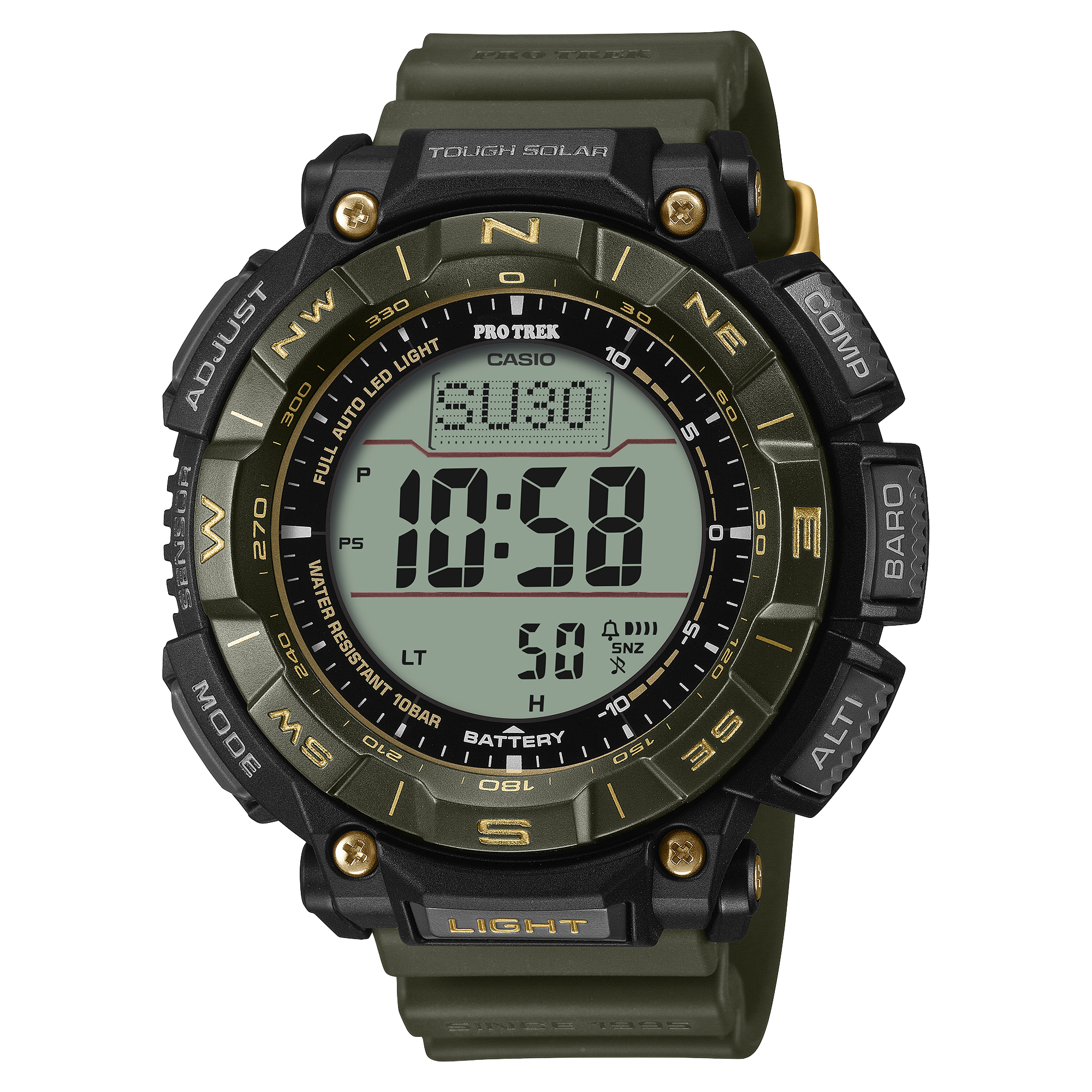 PRG340ANS-3 | PRO TREK PRG-340 Series Green | CASIO