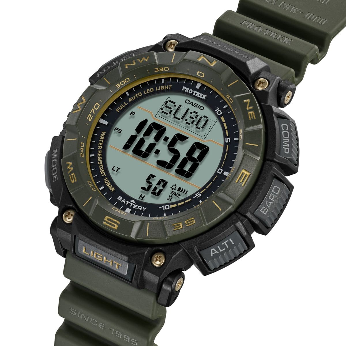 PRG340ANS-3 | PRO TREK PRG-340 Series Green | CASIO