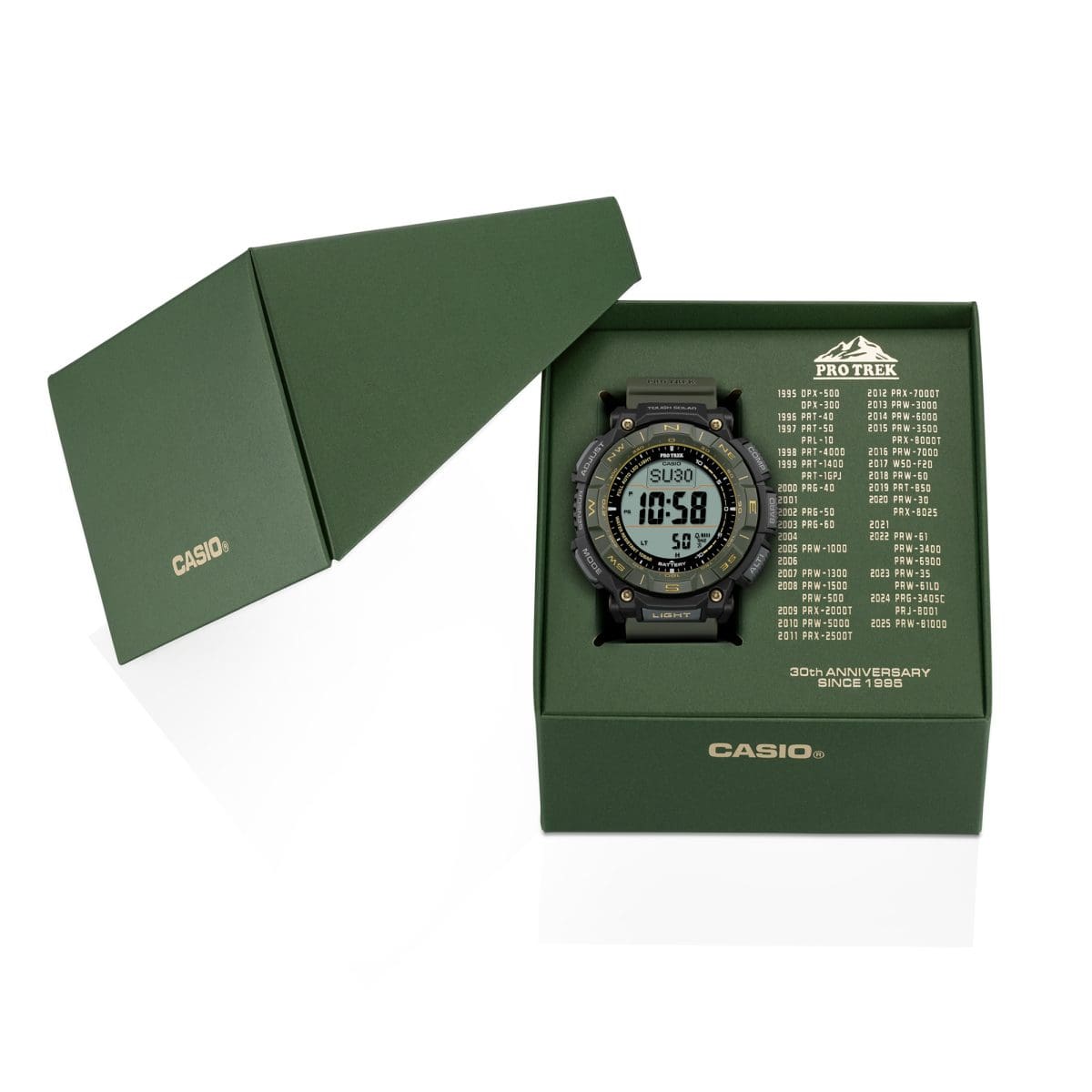 PRG340ANS-3 | PRO TREK PRG-340 Series Green | CASIO