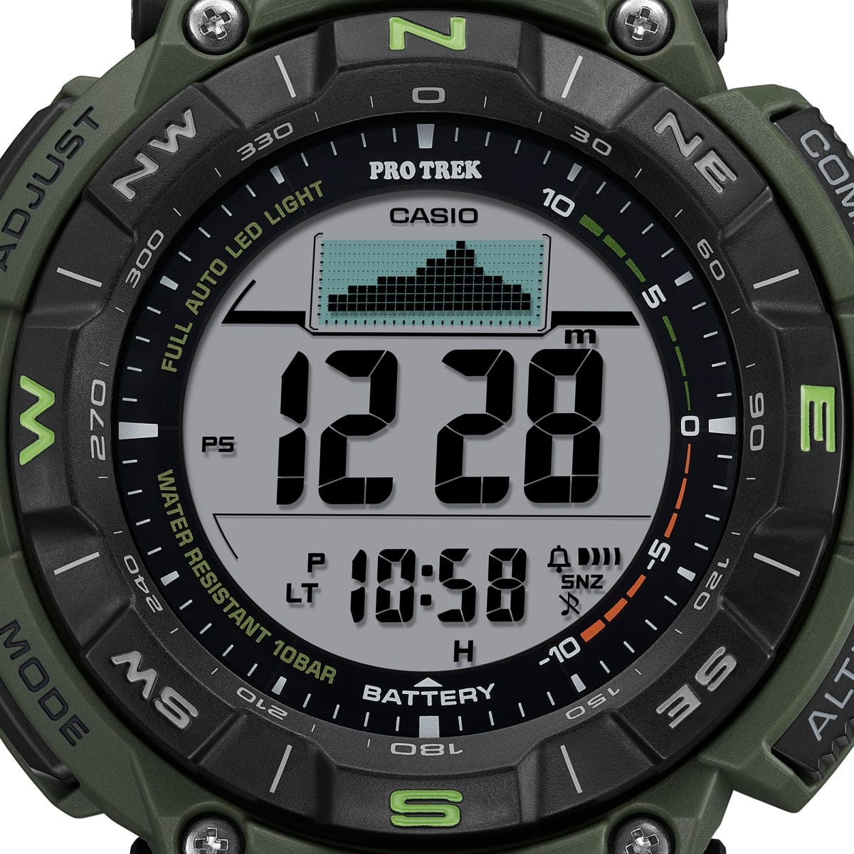 カシオ　プロトレック　PRG-340B-3JF PRG340B-3 | PRO TREK PRG-340 Series Black | CASIO