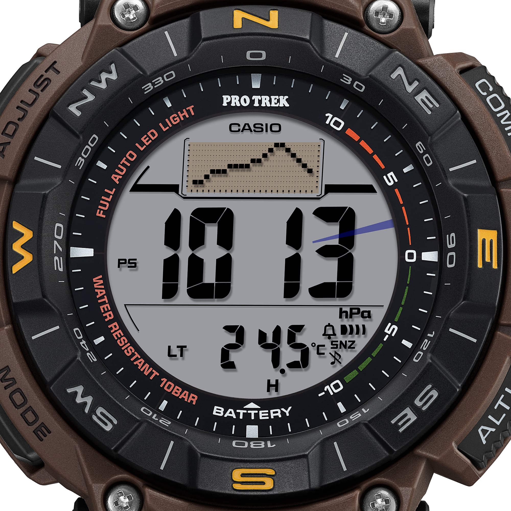 PRG340L-5 | PRO TREK PRG-340 Series Black | CASIO