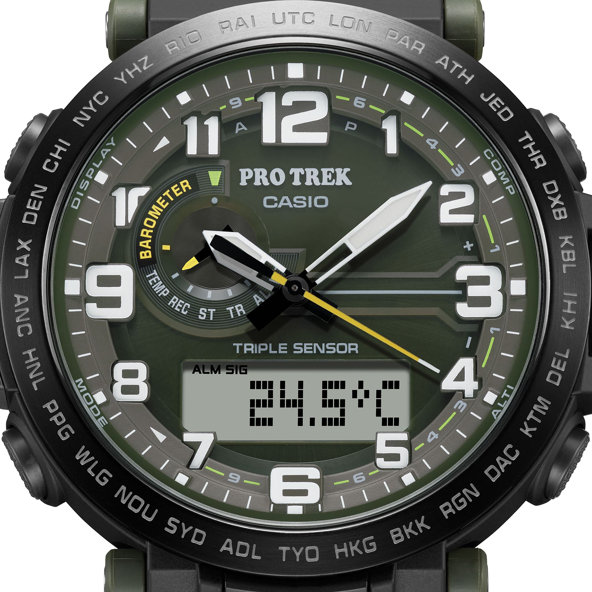 PRG601YB-3 | PRO TREK PRG-600 Series Black | CASIO