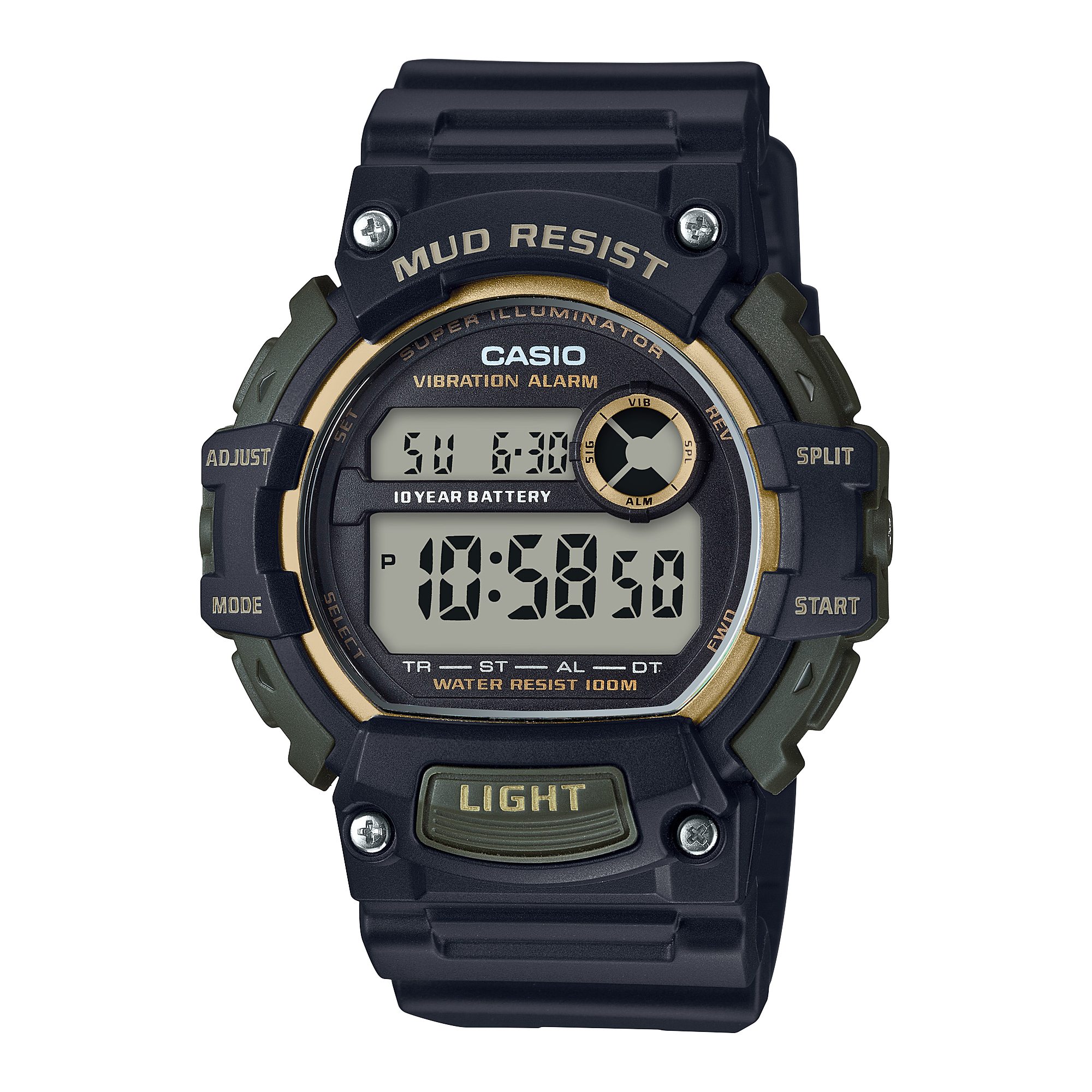 TRT110H-1A2V | Black Digital Men's Watch | CASIO