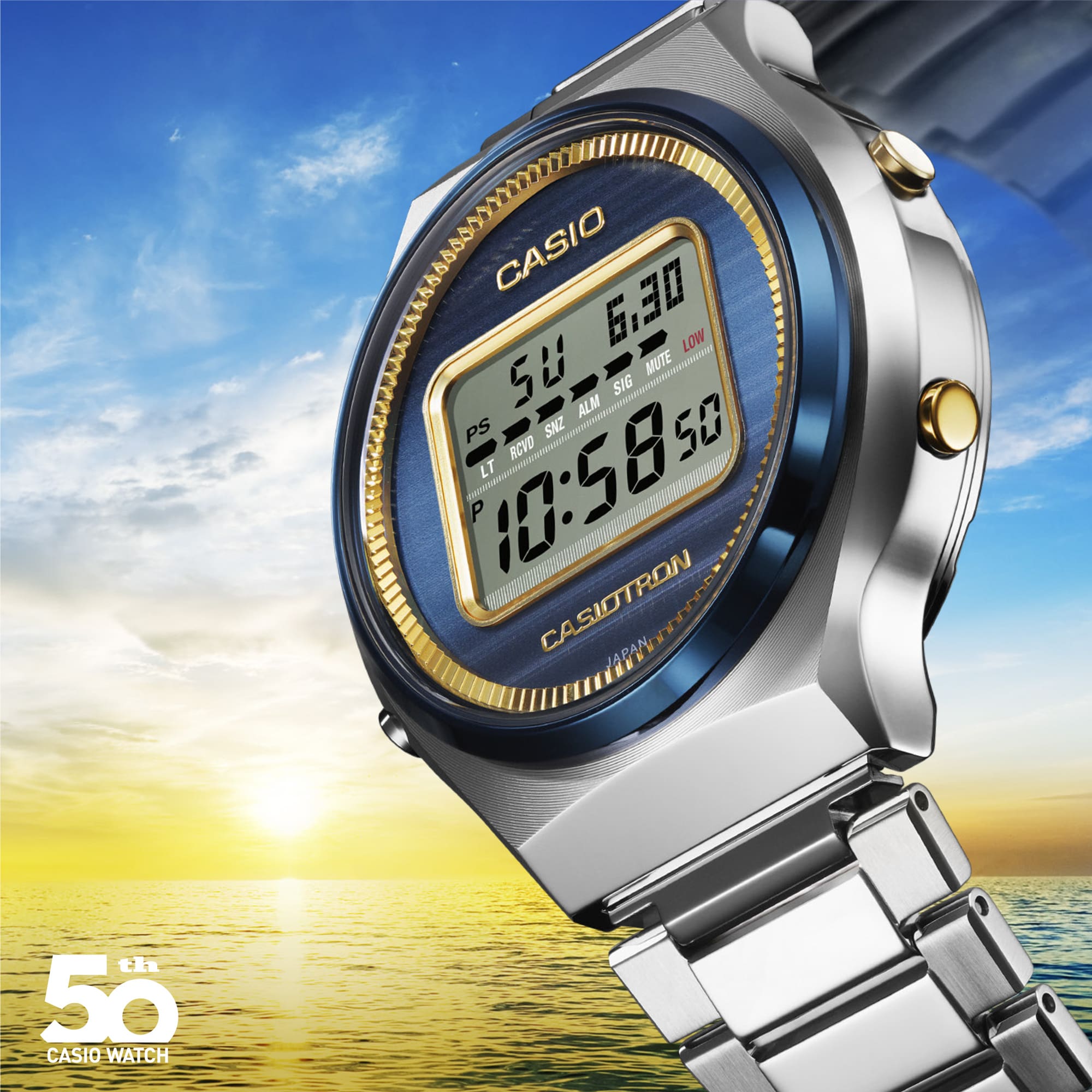 TRN50SS-2A | CASIOTRON Blue, Light blue | CASIO