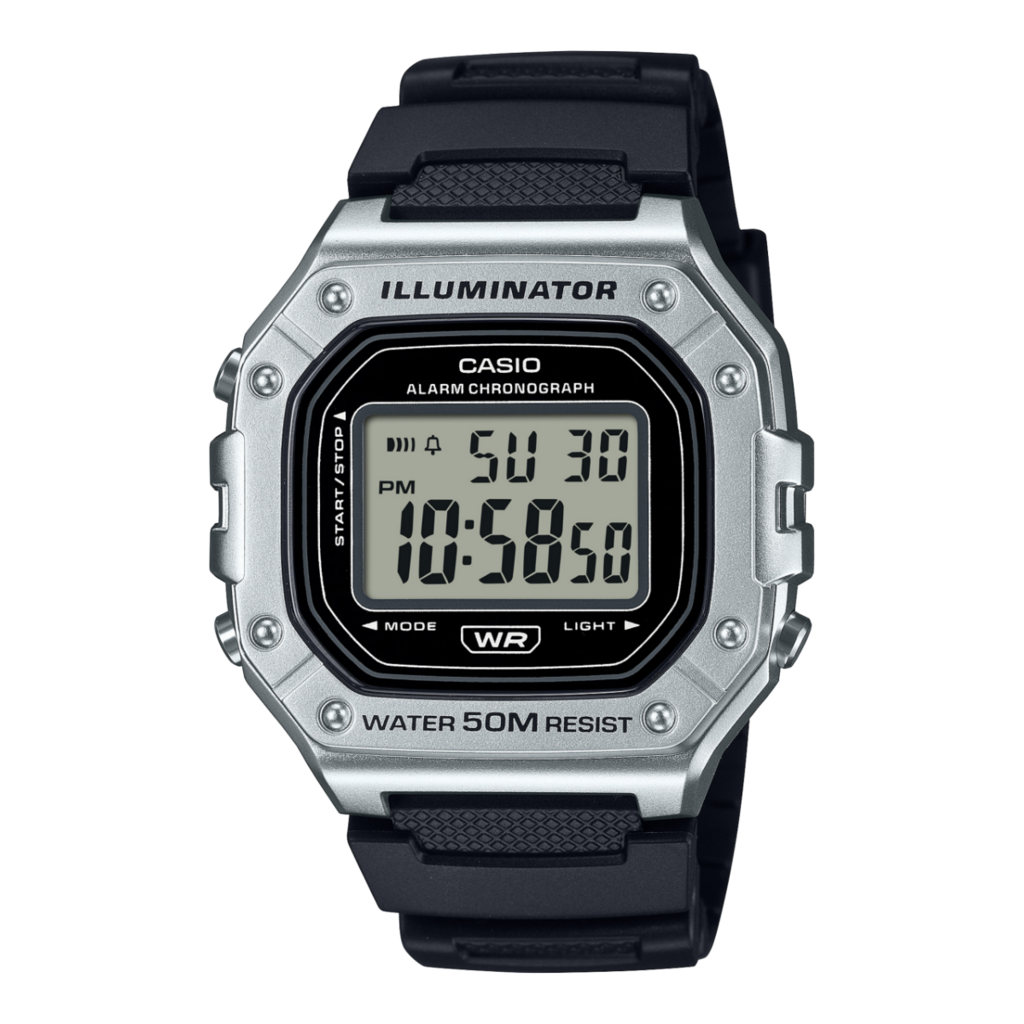 Casio W-218HM-7AV Orologio Digitale Sportivo Uomo - 7 Anni Batteria, 50m Acqua