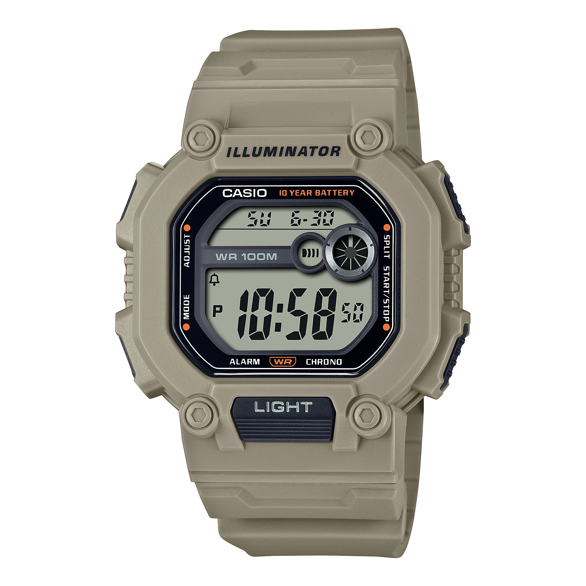W737HX-5AV | Brown Digital Watch | CASIO