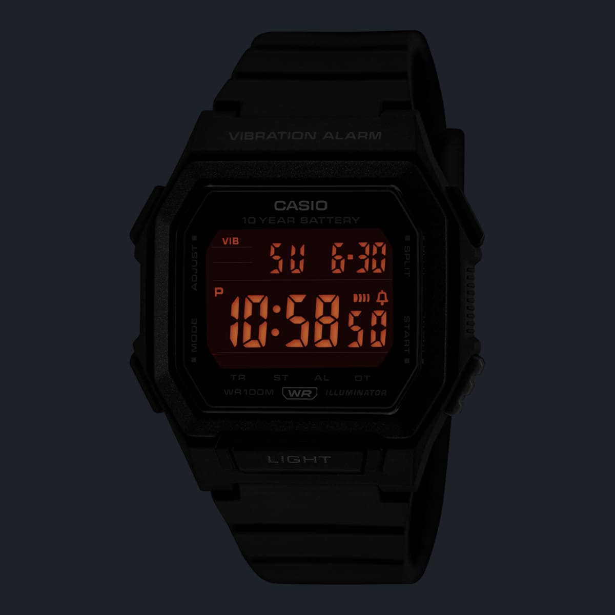 W738H-1BV | CASIO Black | CASIO