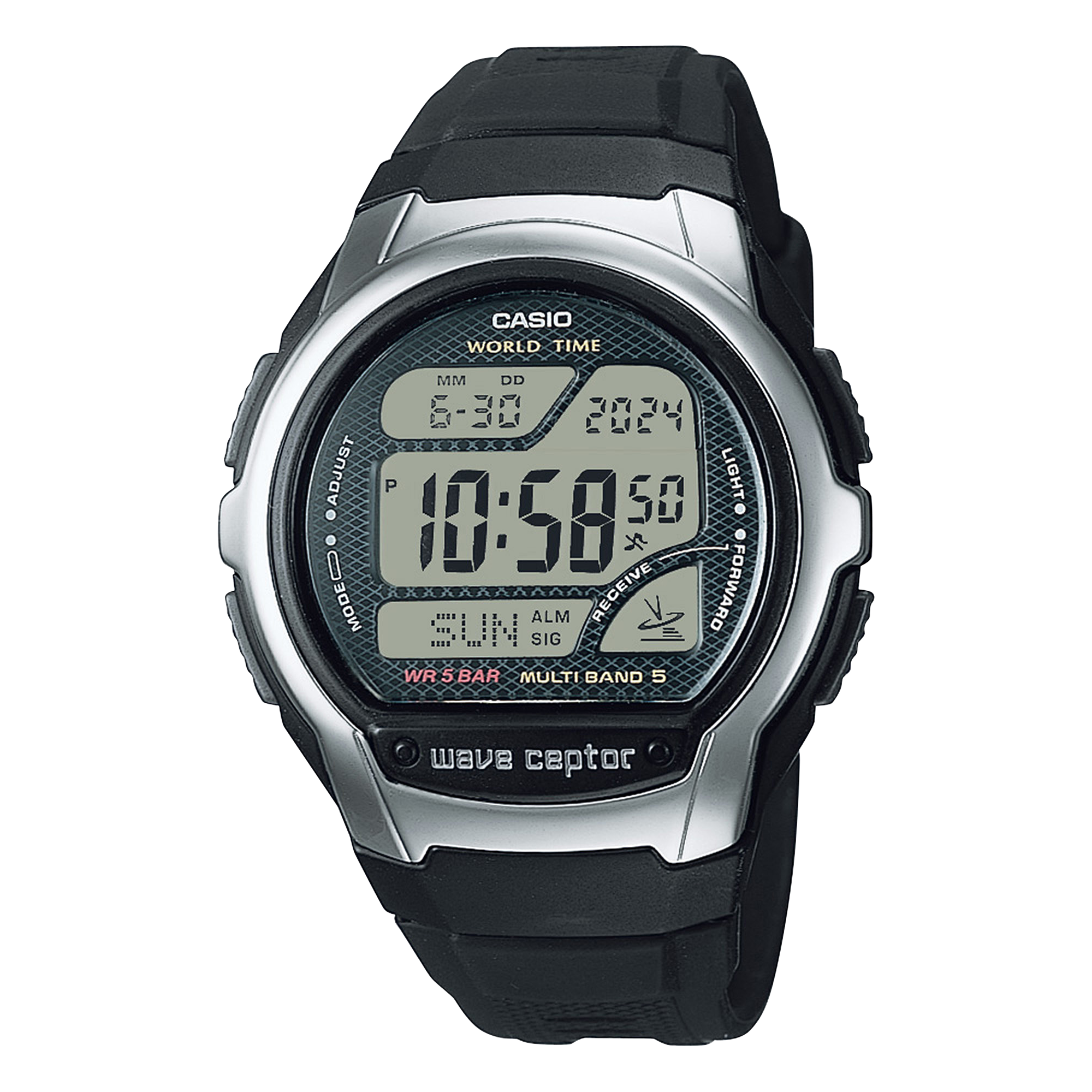 WV58A-1AV | Black Digital Watch | CASIO