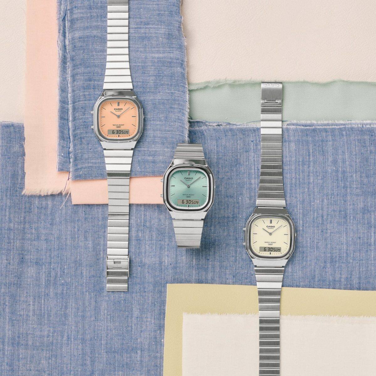 From left: AQ-240E-4A, AQ-240E-2A, AQ-240E-7A2