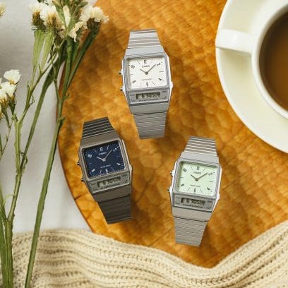 Từ trái sang: AQ-800EB-2A, AQ-800E-7A2, AQ-800E-3A