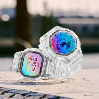 Từ trái sang: DW-5600SRA-7, GA-2100SRS-7A