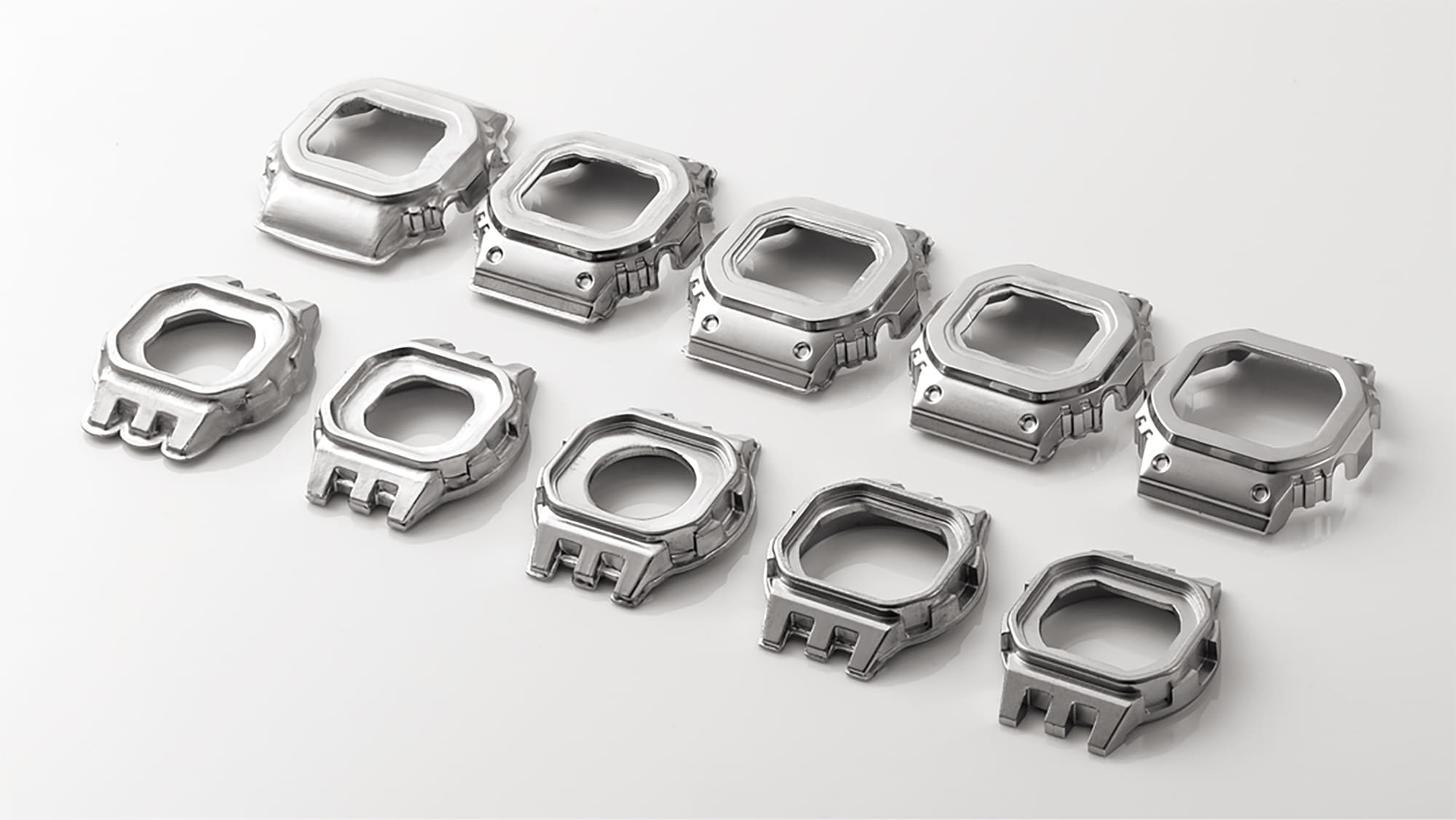 GMW-B5000SS-2 có gờ và vỏ được rèn: Được chế tạo với niềm đam mê đối với sự tính tế đến từng chi tiết nhỏ nhất