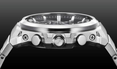 GST-B1000D-1A có các thành phần nhựa chính được sử dụng cho vỏ và dây đeo đều được làm bằng nhựa sinh học