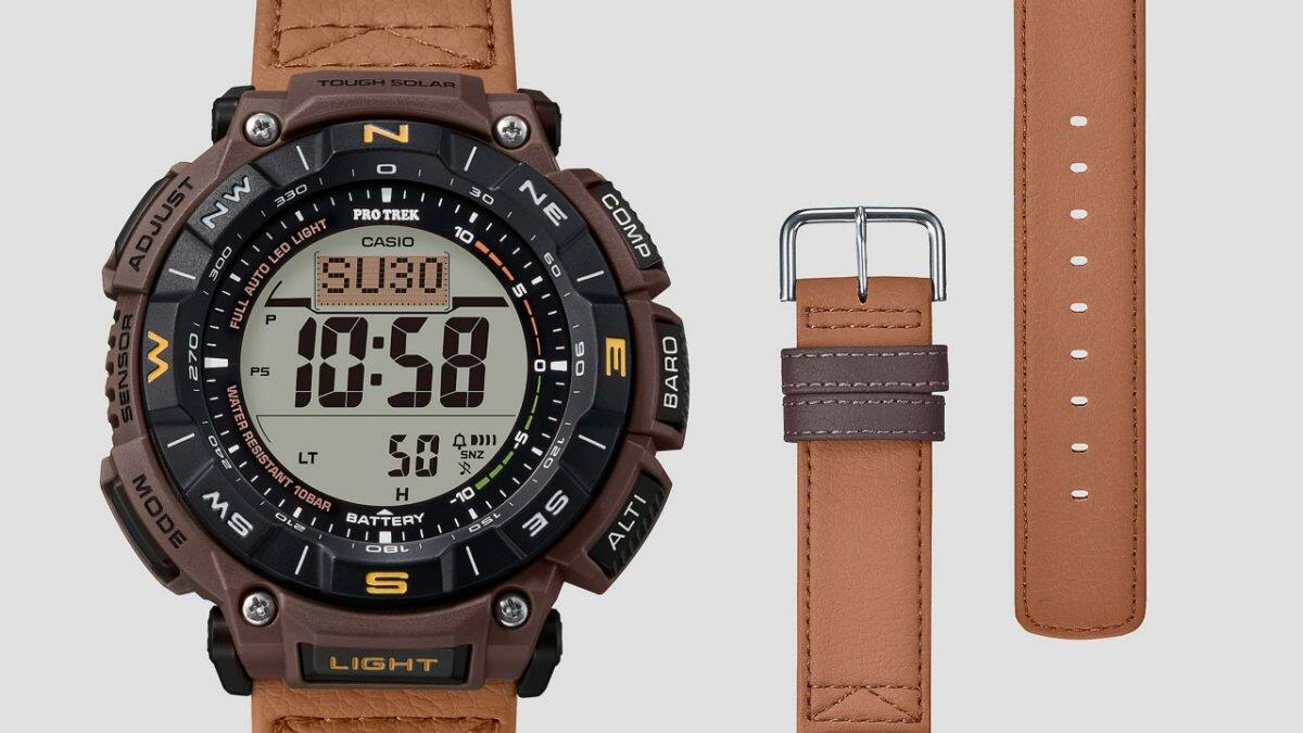 PRG-340L-5 có dây đeo giả da màu nâu coyote