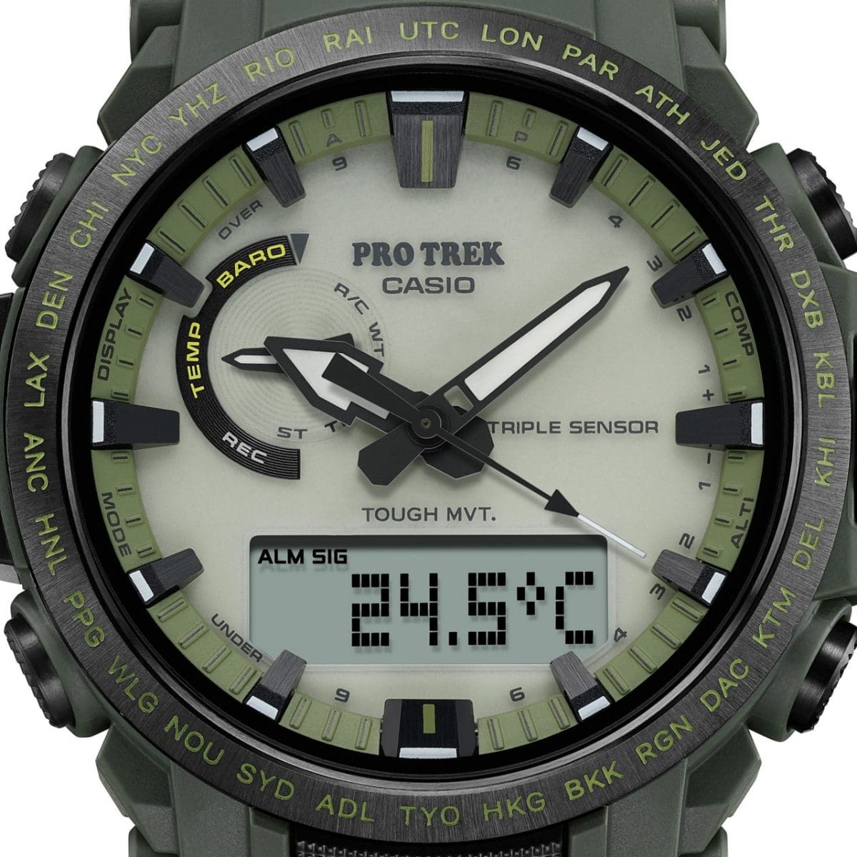 PRW-61LD-3 Thermometer display