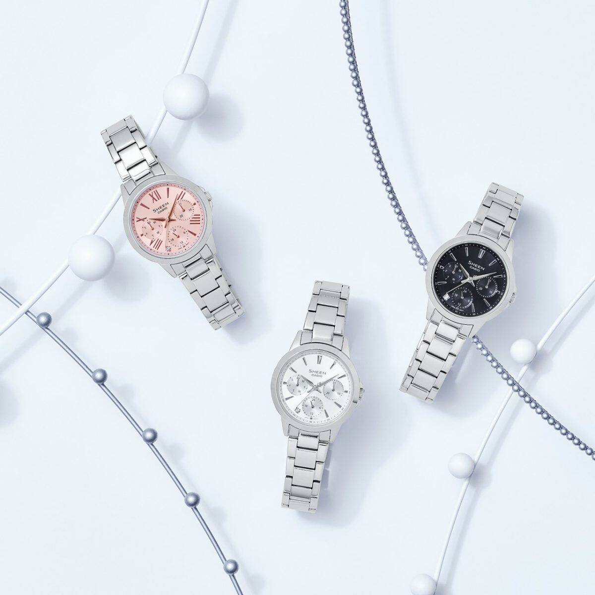 From left: SHE-3516D-4A, SHE-3516D-7A, SHE-3516D-1A