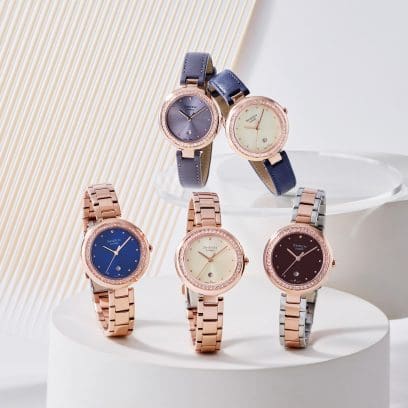 Clockwise from top: SHE-4556PGL-6A, SHE-4556PGL-7A, SHE-4556SPG-5A, SHE-4556PG-7A, SHE-4556PG-2A