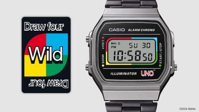 A168WEUC-1A Watch face design with classic UNO™ motif #4