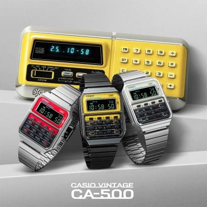 From left: CA-500WE-4B, CA-500WEGG-9B, CA-500WE-7B #2