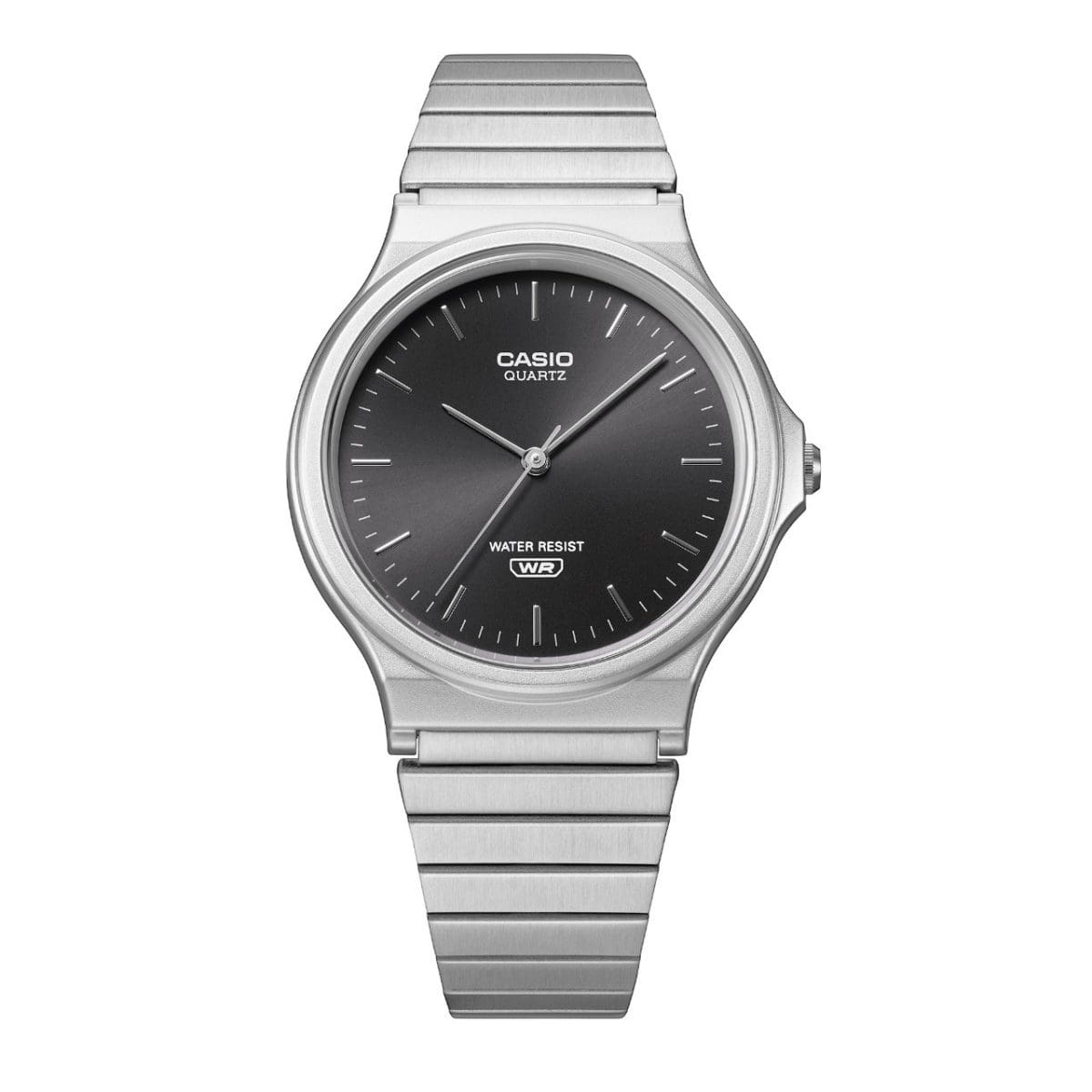 MQ-24DA-1A Metallic sunray dial with three-hand design and metal band #3