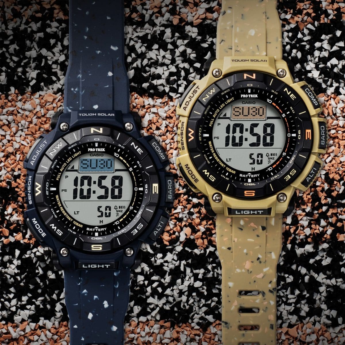 From left: PRG-340SC-2, PRG-340SC-5 #2