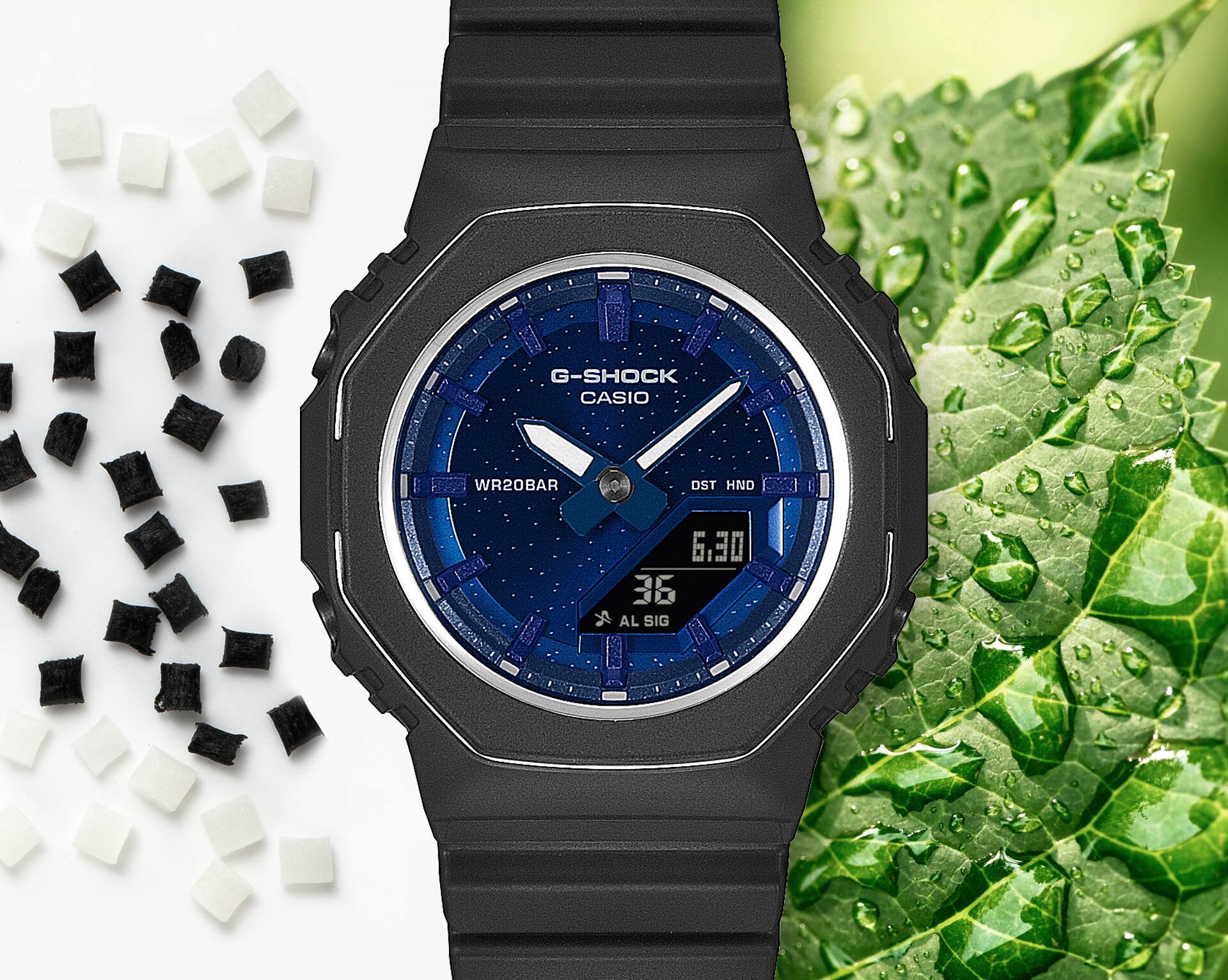 صورة الراتينج الحيوي في ساعة GMA-P2110SC-2A