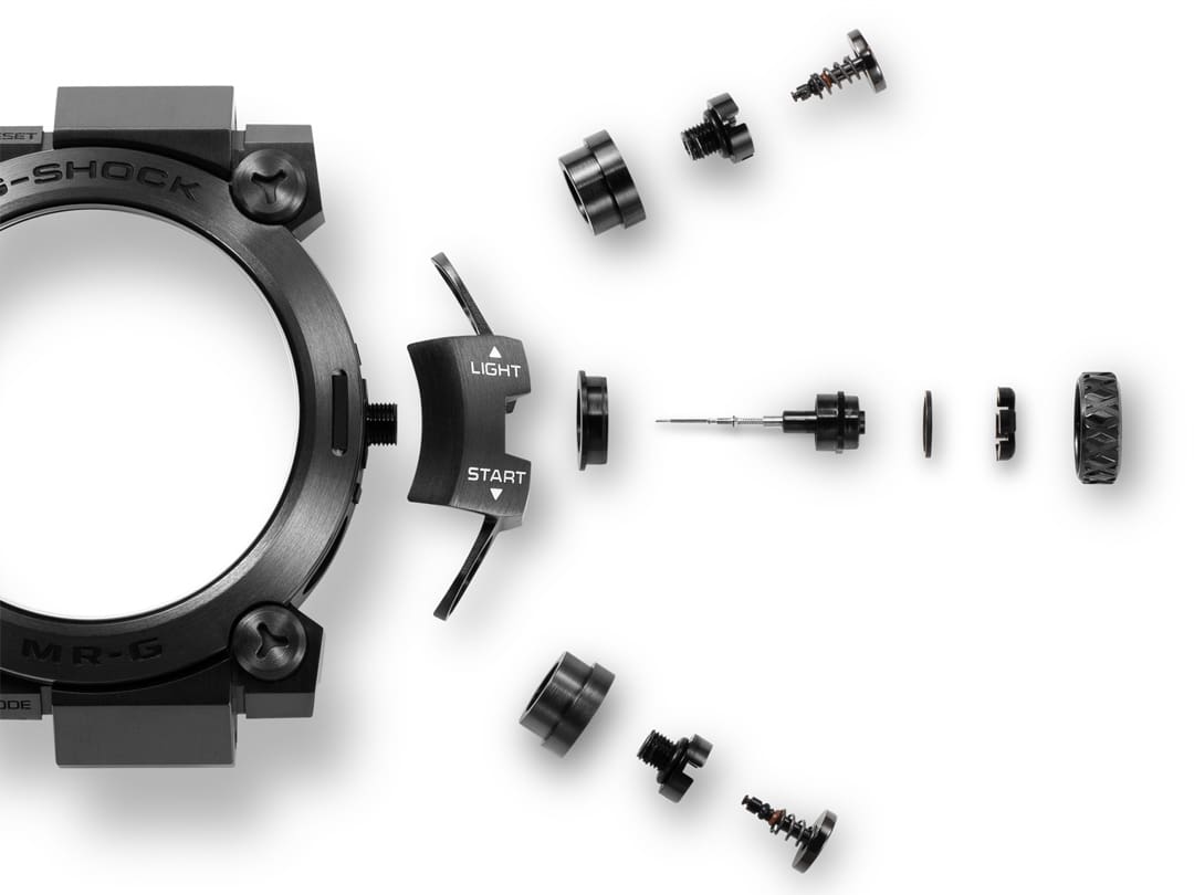MRG-BF1000R-1A Die Einzelteile der Clad-Guard-Konstruktion des Gehäuses