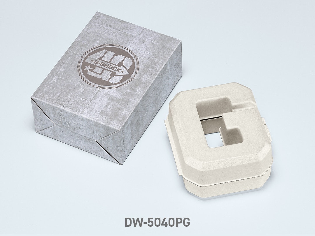 Die Verpackung der DW-040PG Armbanduhr mit Box in G-Form