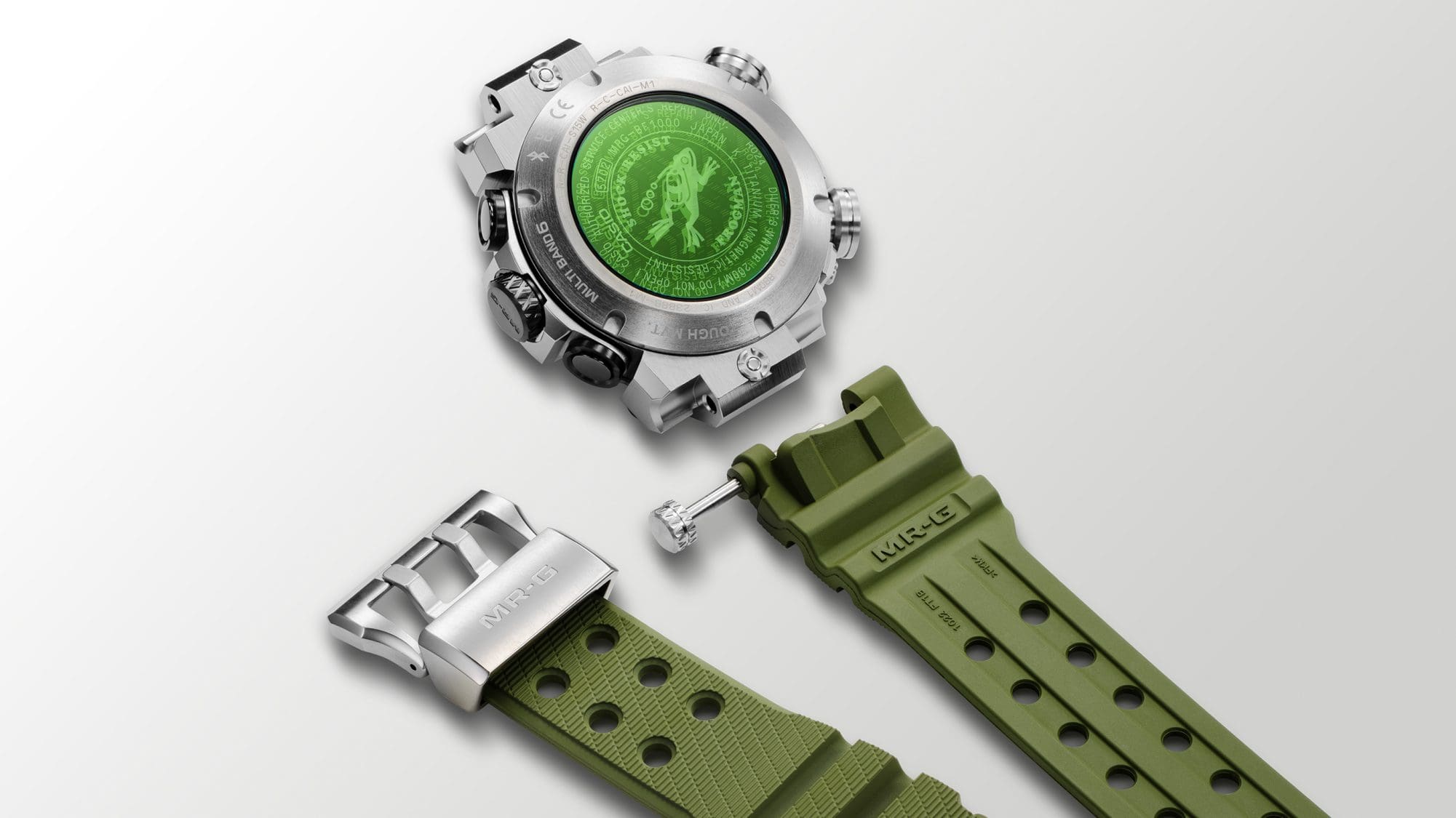 Armband aus Dura Soft (Fluorkautschuk) fühlt sich bequem am Handgelenk an