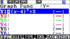 Prüfungsmodus‑Funktion (eingeschränkte Menüs) des fx‑CG50