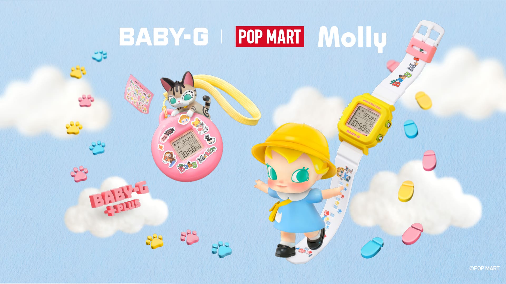 Watch CASIO BABY-G x POP MART (BGD-10KPM-7) video.