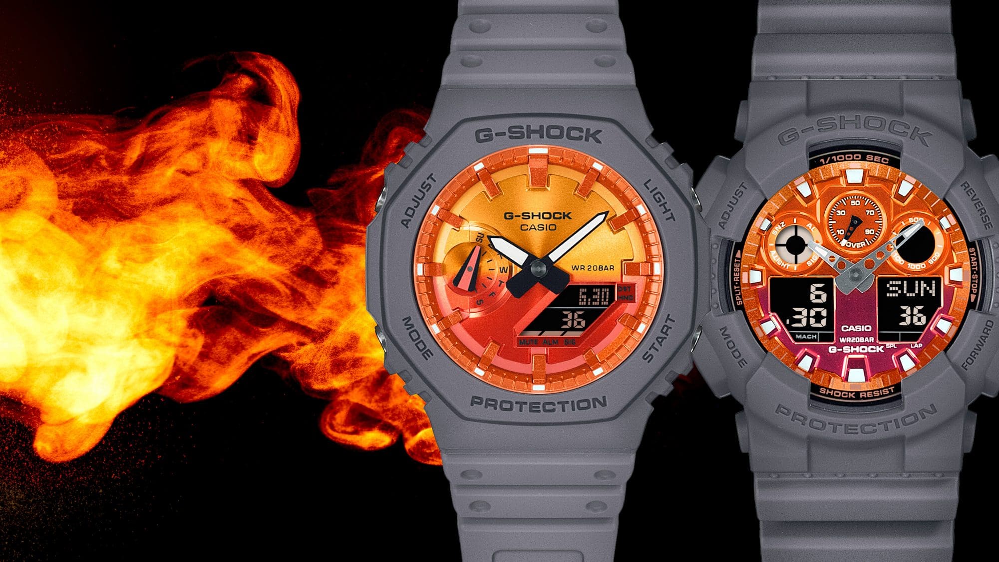 Orange flames of passion