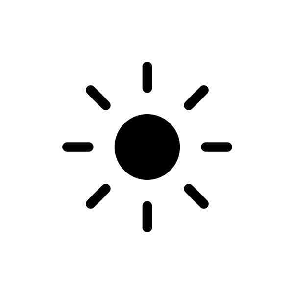 Solar-powered icon
