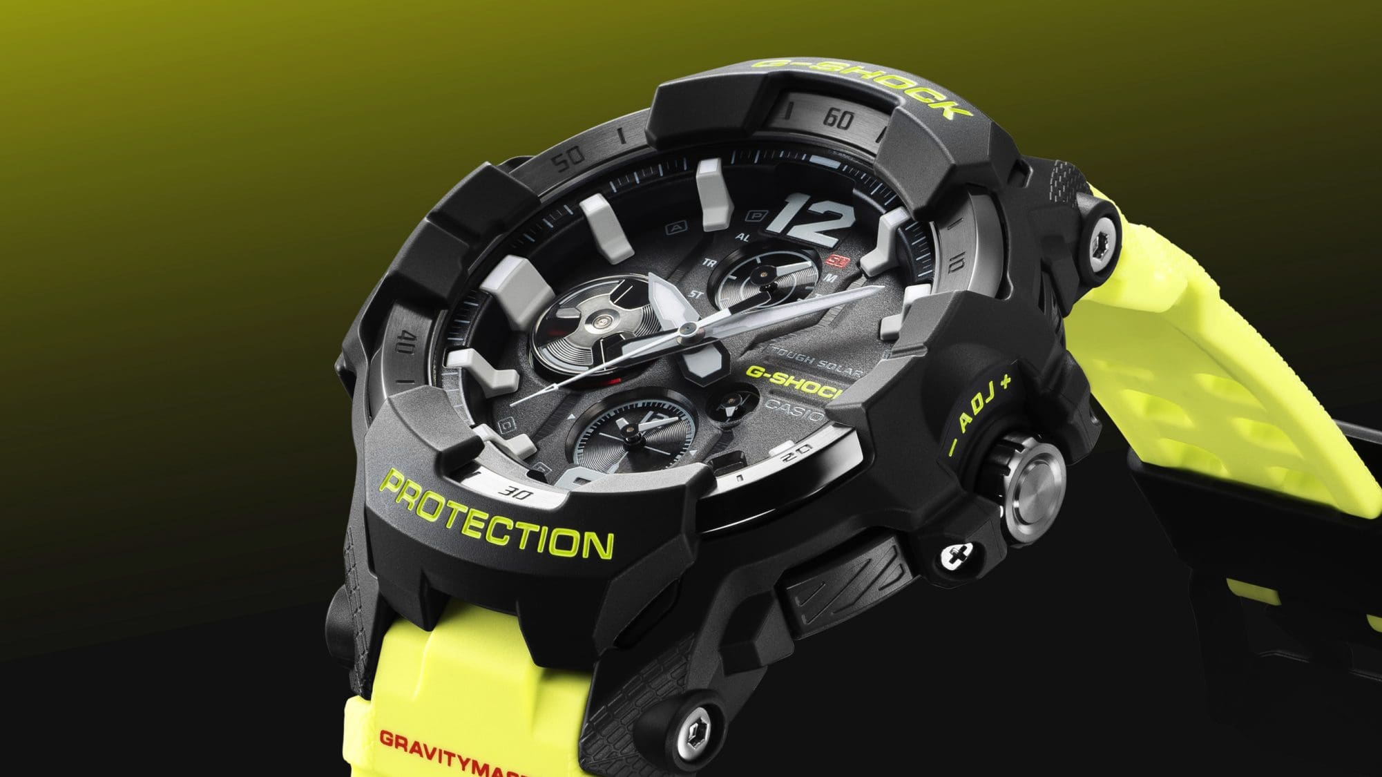 Cutting-edge design imbued with functional beauty GRAVITYMASTER GR-B300RY